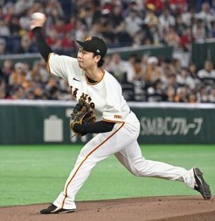 巨１１―５広（２１日）　山崎が粘って今季初勝利