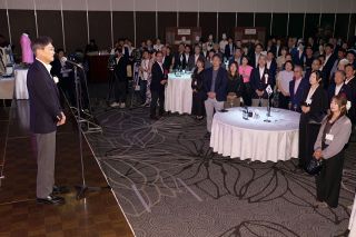 女子プロゴルフ・山陽新聞レディース杯前夜祭　若手ホープ活躍誓う