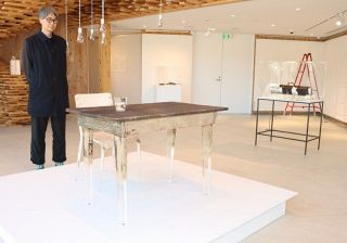 認識を揺り動かす６０点　美術家大西伸明さん 真庭で作品展