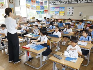 岡山県内多くの小中などで始業式　猛暑対策に配慮し２学期スタート