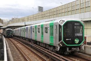 万博輸送を担う大阪メトロ中央線に乗ってきた