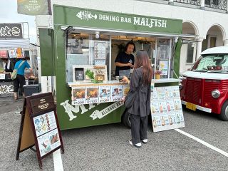 キッチンカー参上「ダイニングバー・モルフィッシュ」（笠岡市）　ふっくらふわふわ鯛フライ　