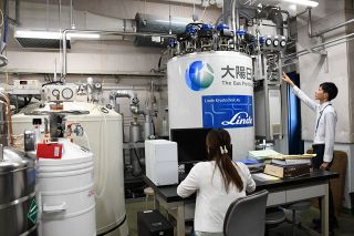 岡山大がヘリウム回収、リサイクル試行　需要増や国際情勢で価格高騰、循環の仕組み構築へ