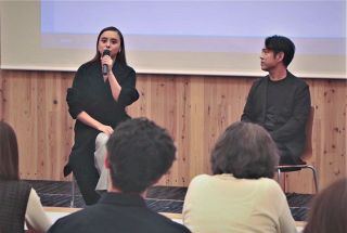 「夢へ踏み出す勇気を」 自然保護に活躍のモデル石田さん　岡山大でトーク