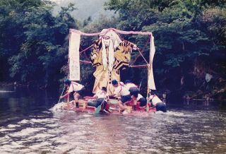 井原で９月に「イカダくだり」　３２年ぶり復活、参加チーム募る