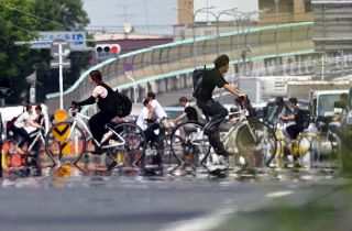 津山市３６・５度、岡山市中心部３５・２度 岡山県内２日連続猛暑日　初の熱帯夜も