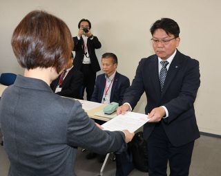 賃金上げや働き改革推進を　労働局に申し入れ 春闘に合わせ連合岡山 