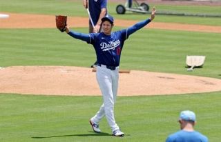 大谷２９球、安打性は２本　２度目の実戦形式登板