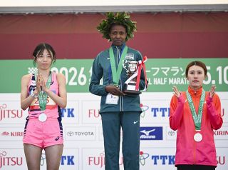 西村（天満屋）が日本人トップの２位 仙台国際ハーフマラソン女子