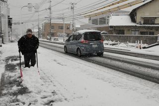 岡山県北の山地中心に降雪続く　南部も地域によって積もる見込み