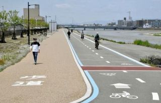川沿い走り大阪府南東部から万博近くまで　堺市、自転車道整備を機に魅力発信