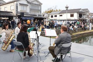 倉敷音楽祭 町並みコンサート開幕 ２２日まで　８７組５３１人が多彩な演目披露