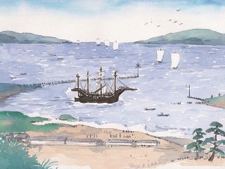 未だ本能寺にあり【２４２】五章 切支丹（キリシタン）の天景（４９）　今村翔吾・作、木村浩之・画