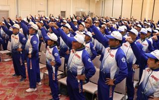 「天皇杯１０位台」回復を　青森国スポ会期前競技 岡山県選手団壮行式