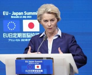 日本とＥＵ、産業強化に新枠組み　自由貿易推進「競争力同盟」創設
