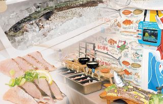 旬の岡山県産サワラは絶品　県庁食堂 海鮮丼バイキングで提供