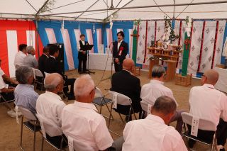 津山・河辺公民館の新築移転に着手　来年３月の供用開始目指す