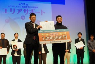 ウニ養殖など１１事業者に助成金　おかやま信金の新事業支援