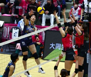 シーガルズ続く苦戦 姫路に０－３ バレーＳＶ女子