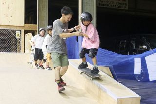 津山にアーバンスポーツ施設　３０日開業  ５セクション備える