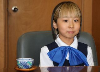 米ダンス大会での優勝報告　芳泉小３年谷さん「自分の表現できた」