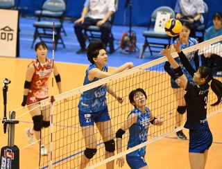 シーガルズ逆転負け ホーム最終戦白星ならず ＳＡＧＡ久光に１ー３ ＳＶリーグ女子