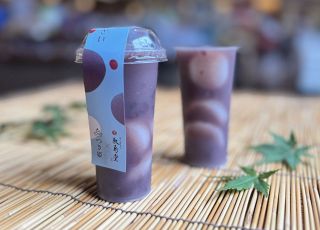 餅の食感特徴 冷やしぜんざい　みのる産業と敷島堂が共同開発