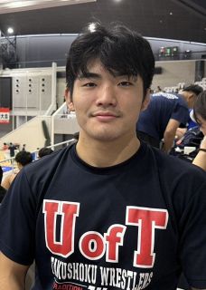 男子グレコ８２キロ級 松崎（拓大、備前緑陽高出）初優勝　全日本学生レスリング