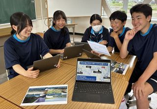 滝山川ホタル鑑賞マップを充実　赤磐・吉井中生徒会、６日の祭りで配布