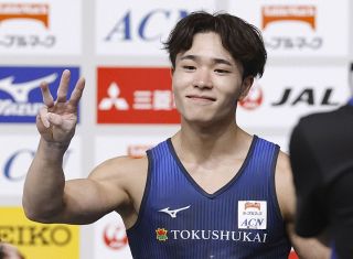 パリ五輪王者、岡（岡山出身）Ｖ３で世界体操代表 土井（関西高出）もメンバー入り
