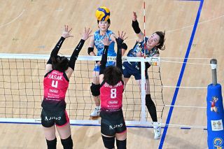 シーガルズ８強ならず　全日本バレー女子　