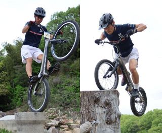 「親友で良きライバル」浜野、横田（倉敷芸科大３年） 自転車トライアル 全日本選手権でともにタイトル奪取に挑む