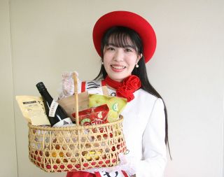 岡山高島屋に青森の産品ずらり　１１日から、ミスりんごらＰＲ