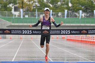 【速報】豊田紘大さん大会新記録で優勝　おかやまマラソン