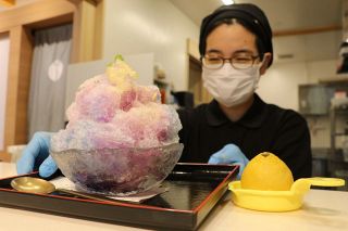 かき氷の販売に力、岡山県内和菓子店　自家製シロップや写真映え、夏の看板商品に