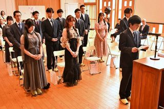 岡山・西粟倉で盆の二十歳のつどい　目標に向け、さらに成長を