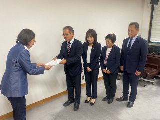 ２７年度予算編成 市長に要望書　倉敷 共産党市議団