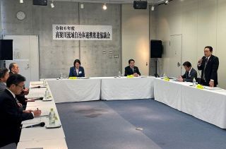 成長戦略ビジョン７０事業を議論　高梁川流域１０市町協議会