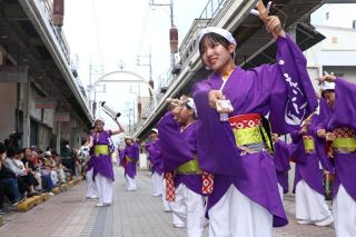 「ソーレ、ソーレ」ダイナミックに乱舞　福山夏まつり２日目 よさこいイベント