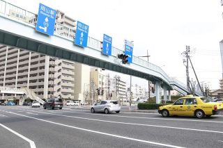 歩道橋の命名権 スポンサー募集　岡山市、６月１３日まで受け付け