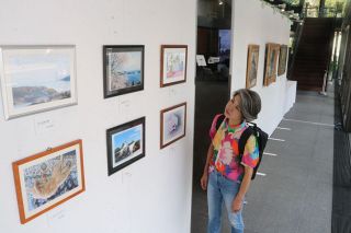 隔離政策象徴の写真など５５点　長島愛生園入所者作品展、岡山市内で