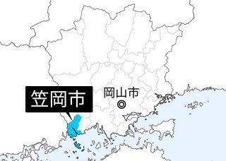 笠岡市に「レベル４」 前線や低気圧の影響による大雨 岡山地方気象台