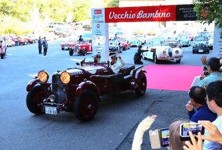 ベッキオ・バンビーノ 名車６０台出発　岡山県内５３０キロ走り寄付募る