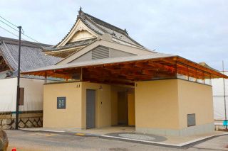 西大寺観音院のトイレ建て替え　会陽備え岡山市 旧施設は男女共用