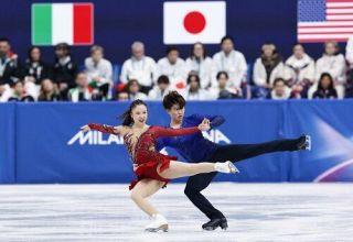 フィギュア団体 日本は２位で残り３種目 アイスダンス５位の吉田（倉敷出身）「楽しい舞台だった」