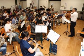 発足４０年 最高の定演へ最終調整　瀬戸内・酔聖会ウインドブラス