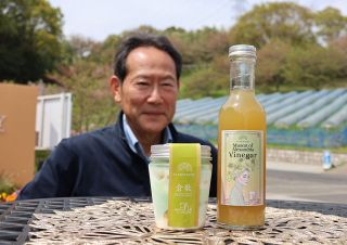ワインだけじゃない 倉敷・ふなおワイナリー　ソルベスイーツと果実酢発売
