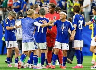 日本、１次Ｌ２位で決勝Ｔ進出　最終戦１―１、３０日ブラジル戦