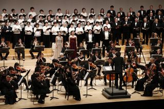 市民合唱団「歓喜の歌」高らかに　津山で第九演奏会