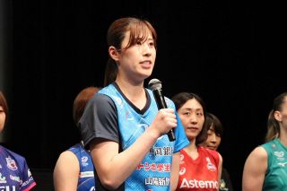 シーガルズ長瀬主将「チーム一丸で戦い抜く」　東京でＳＶリーグ開幕前会見